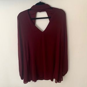 Burgundy Mumu Dress - Never Worn